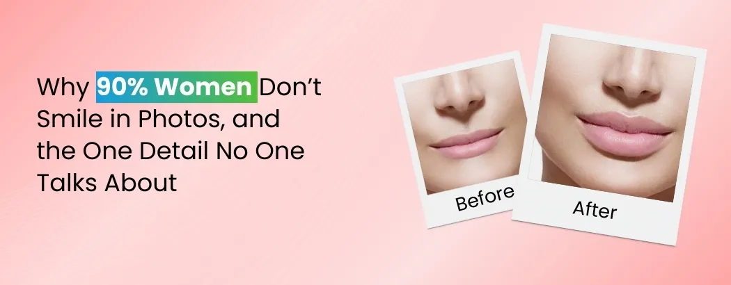 Why 90% Women Don’t Smile in Photos, and the One Detail No One Talks About