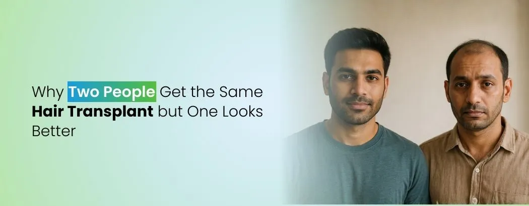 Why Two People Get the Same Hair Transplant but One Looks Better